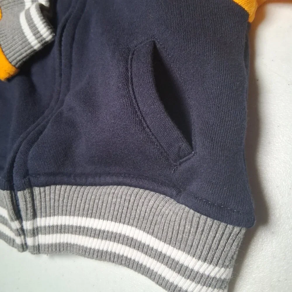 WVU Mountaineers Sweatshirt Baby 3-6 Mos Zip Up West Virginia University Sports - Picture 16 of 16